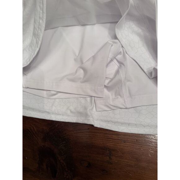 Cross Court White Tennis Skort Size XL Athletic Golf Pickleball White NWT $70 - Picture 11 of 12
